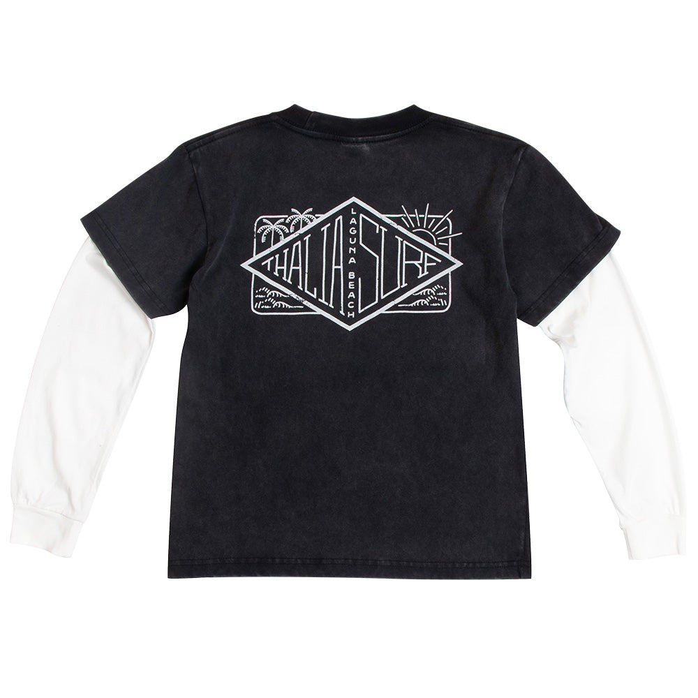 Thalia Surf Home Base 2fer Longsleeve Kids Tee