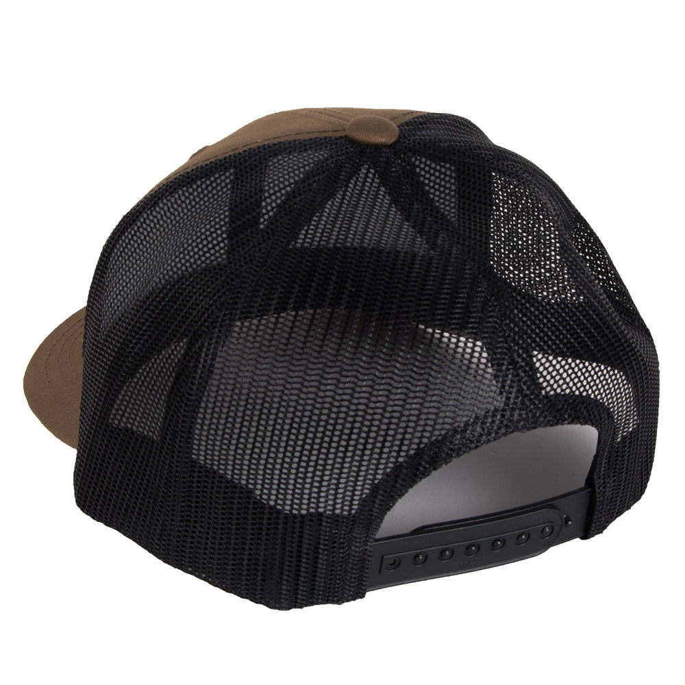 Thalia Surf Time Warp Trucker Hat, Coyote Brown/Black, view 2
