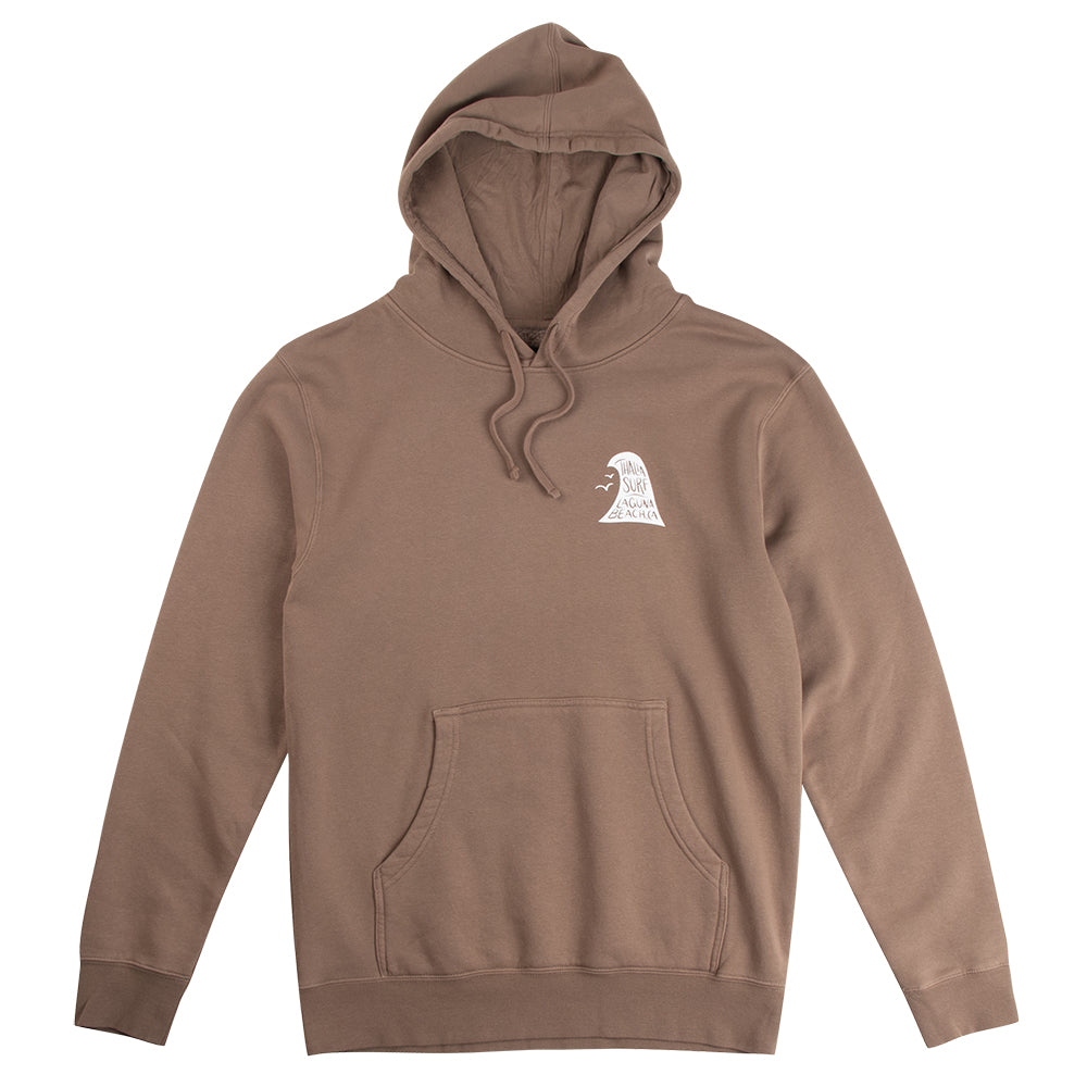 Thalia Surf Bird Barrel Pullover Hood Mens Fleece, Pigment Clay, view 2