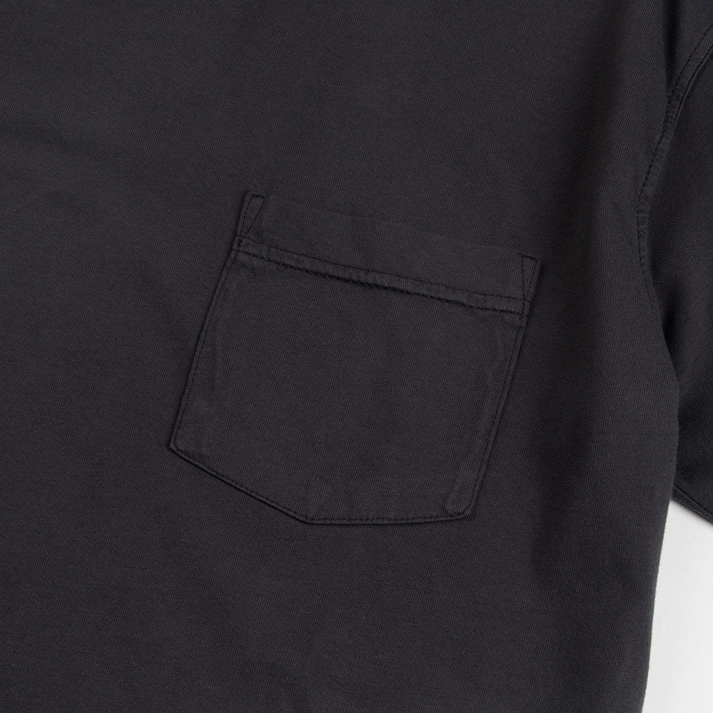 Thalia Surf Premium Vintage Washed Pocket Mens Tee, Pirate Black, view 3