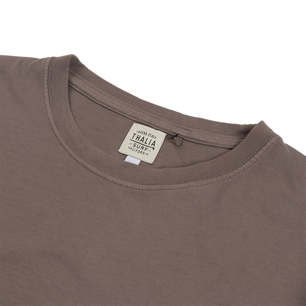 Thalia Surf Premium Vintage Washed Pocket Mens Tee, Cynder, view 2