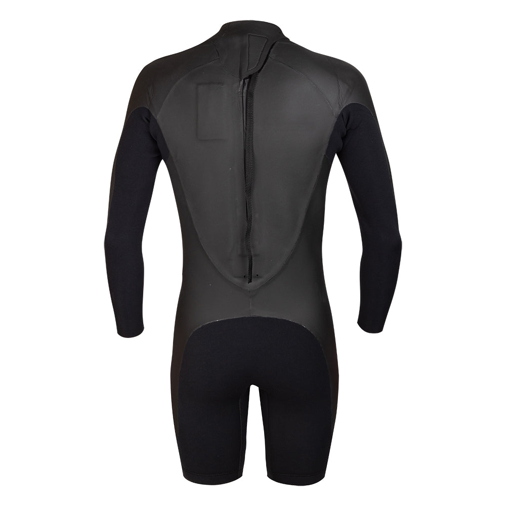 Thalia Surf Embossed 3/2 Long Arm Spring Mens Wetsuit, Black, view 3