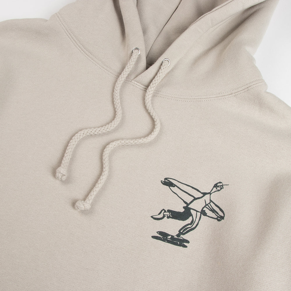 Thalia Surf x Russ Pope Skater Mens Fleece, Smoke, view 4