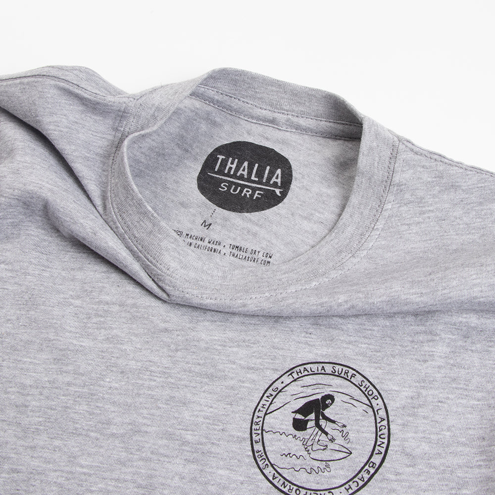 Thalia Surf Wiggle Toes Kids Tee, Athletic Gray, view 3