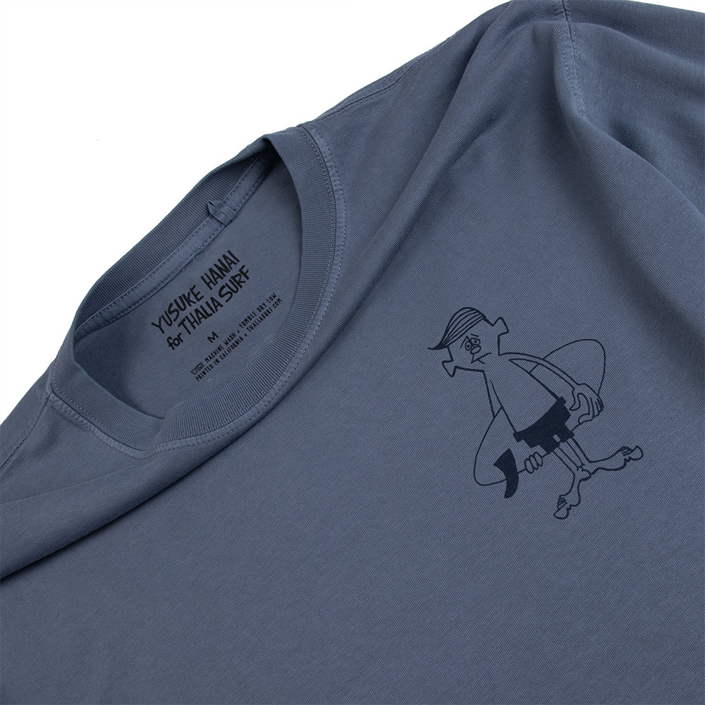 Thalia Surf x Yusuke Mens Longsleeve Tee, Blue Horizon, view 3