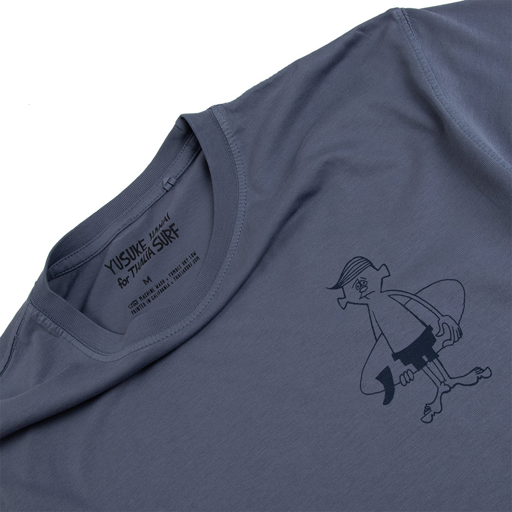 Thalia Surf x Yusuke Mens Tee, Blue Horizon, view 3