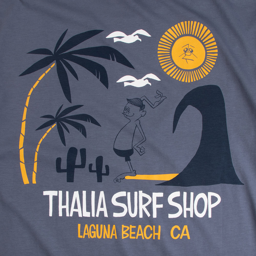 Thalia Surf x Yusuke Mens Tee, Blue Horizon, view 4
