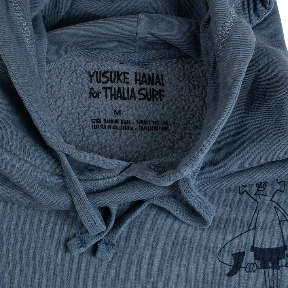 Thalia Surf x Yusuke Mens Fleece, Slate Blue, view 4