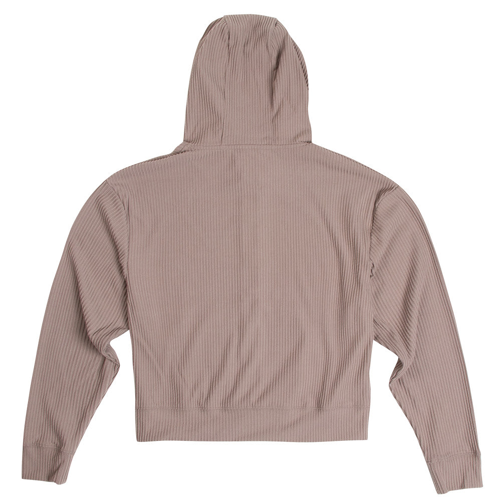 Thalia Surf Aster Ribbed Zip Up Womens Fleece