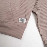 Thalia Surf Aster Ribbed Zip Up Womens Fleece