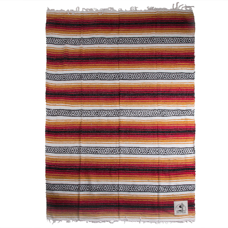 Thalia Surf Baja Beach Blanket, Red/Gold