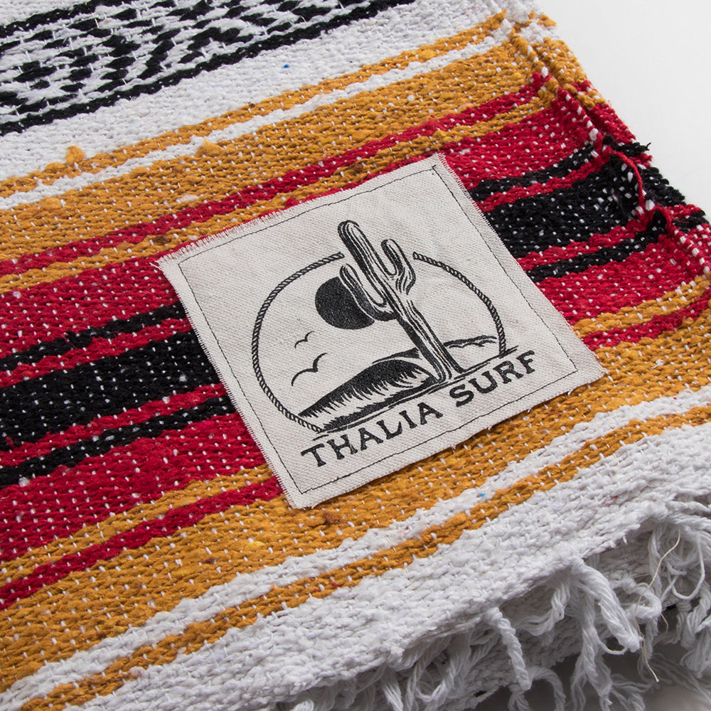 Thalia Surf Baja Beach Blanket, Red/Gold, view 3