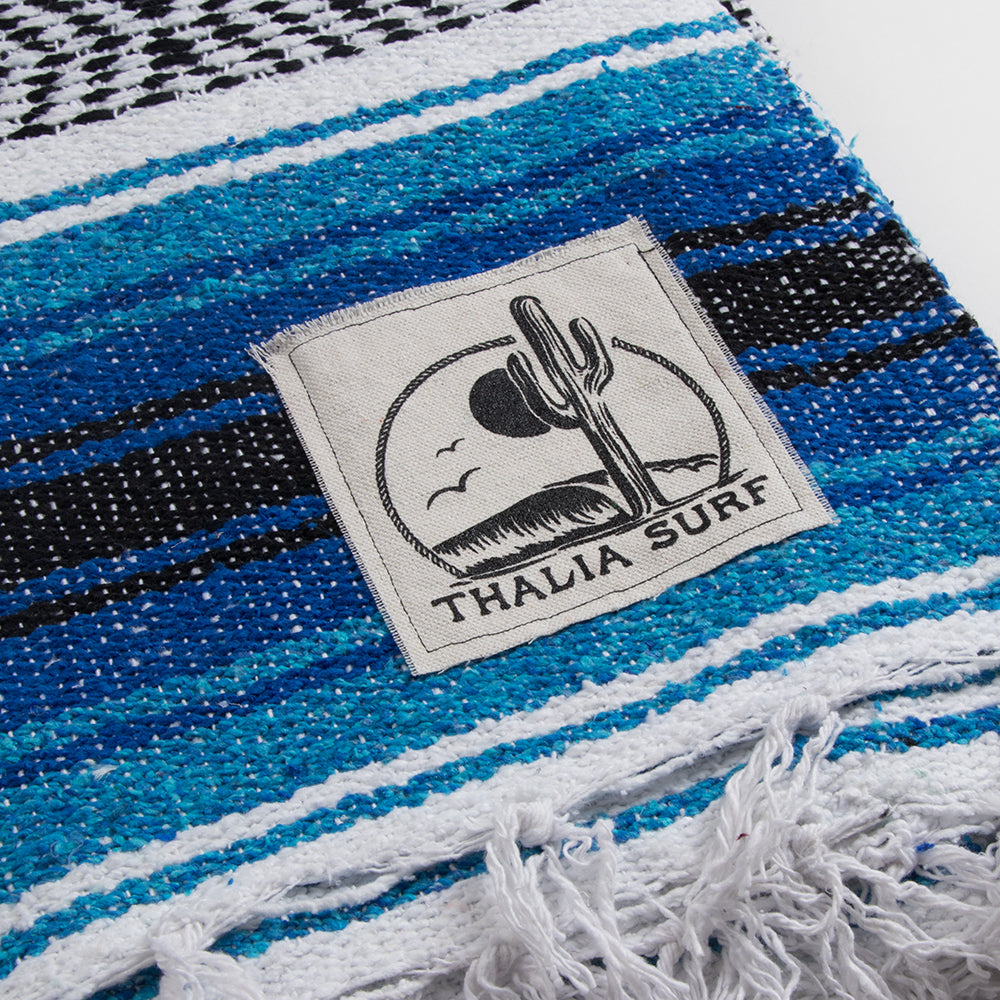 Thalia Surf Baja Beach Blanket, Royal Turquoise, view 3