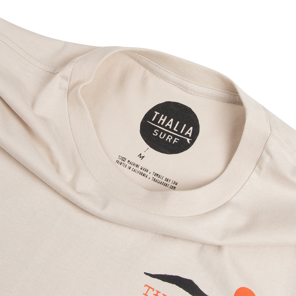 Thalia Surf Baja Del Sol Mens Tee, Bone, view 6