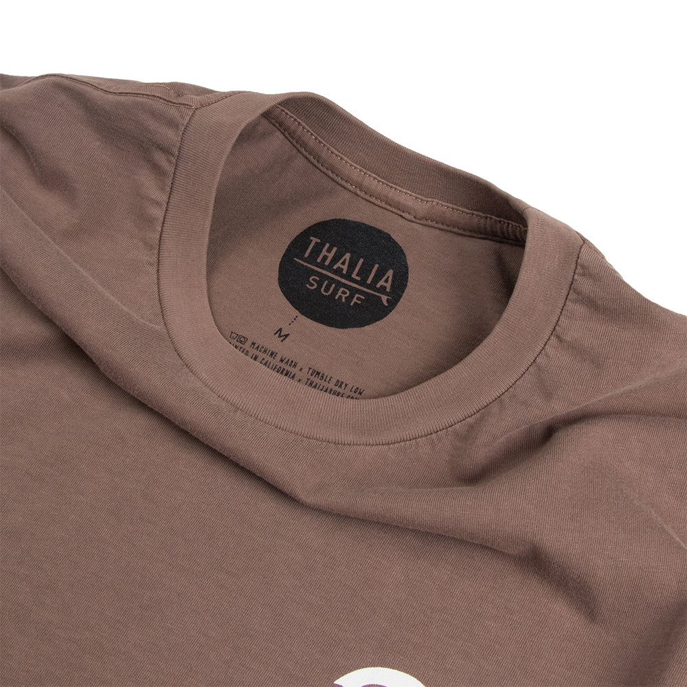 Thalia Surf Bird Barrel Mens Tee, Pigment Clay, view 5