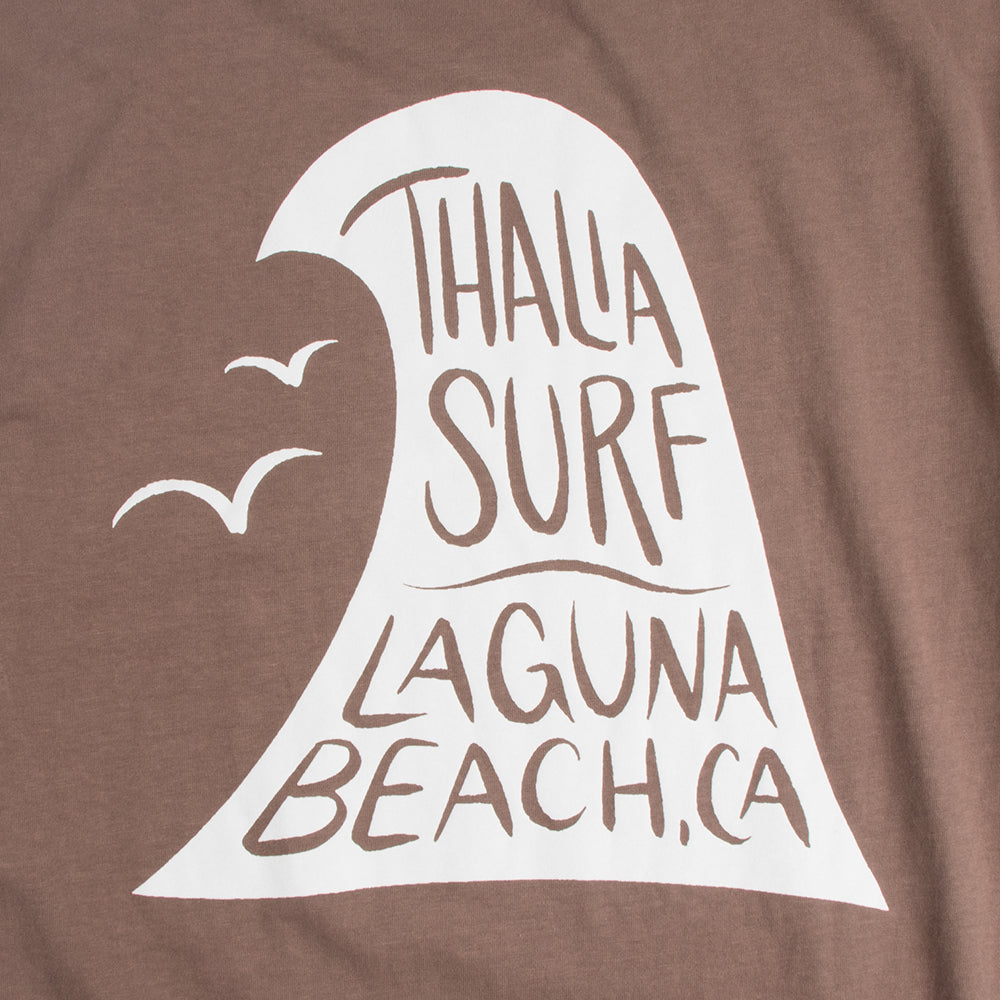 Thalia Surf Bird Barrel Mens Tee, Pigment Clay, view 4
