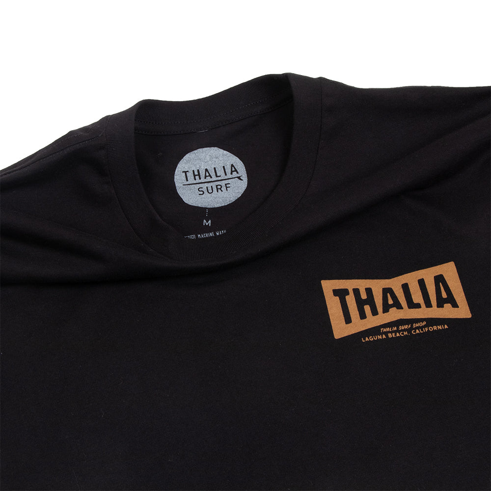 Thalia Surf BowTie Mens Tee, Black, view 3