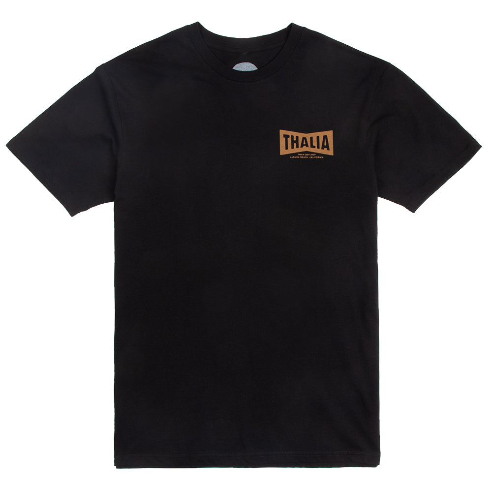 Thalia Surf BowTie Mens Tee, Black, view 2