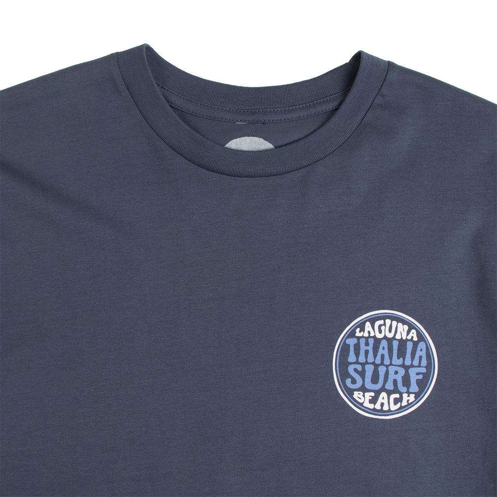 Thalia Surf Bubblegum Mens Tee, Harbor Blue, view 4
