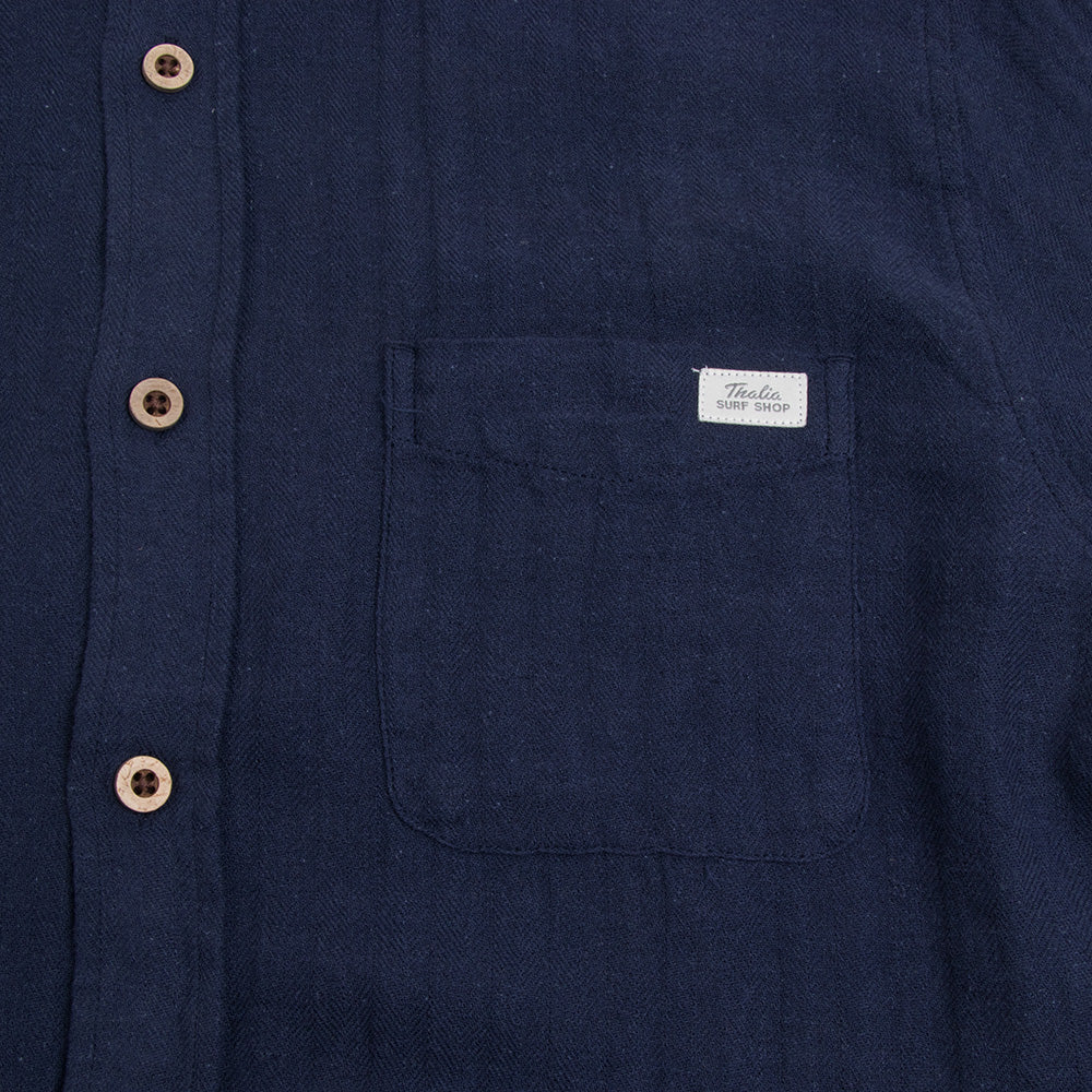 Thalia Surf Coronado Mens Shirt, Navy, view 5