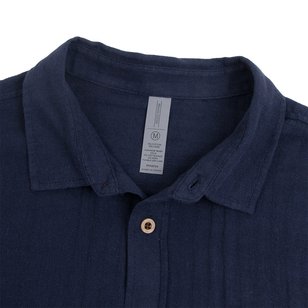 Thalia Surf Coronado Mens Shirt, Navy, view 4
