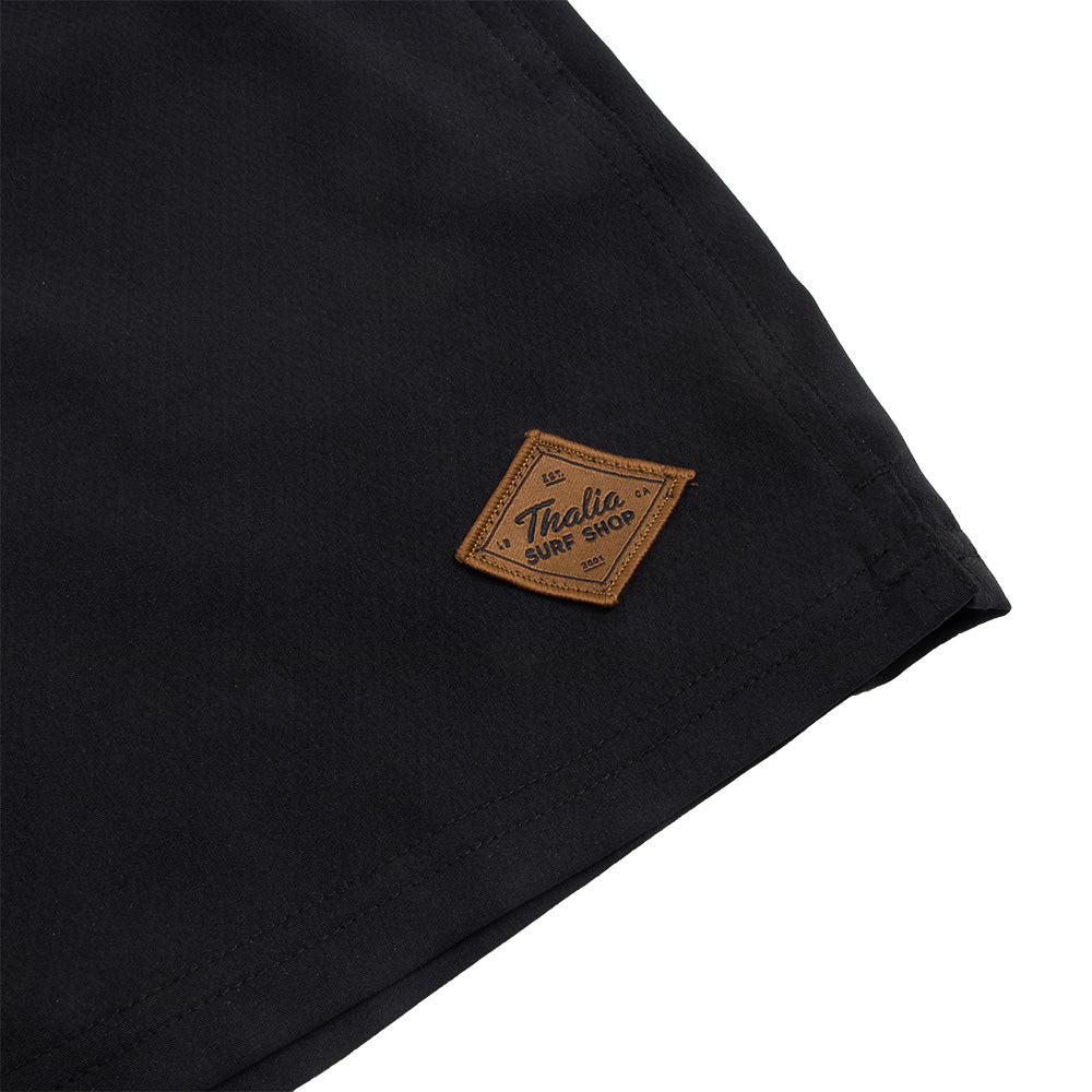 Thalia Surf Cruz Volley Mens Boardshorts, Black, view 5