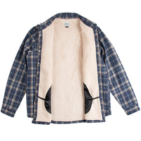 Thalia Surf Driftwood Sherpa Lined Mens Jacket, BLUE