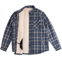 Thalia Surf Driftwood Sherpa Lined Mens Jacket, BLUE