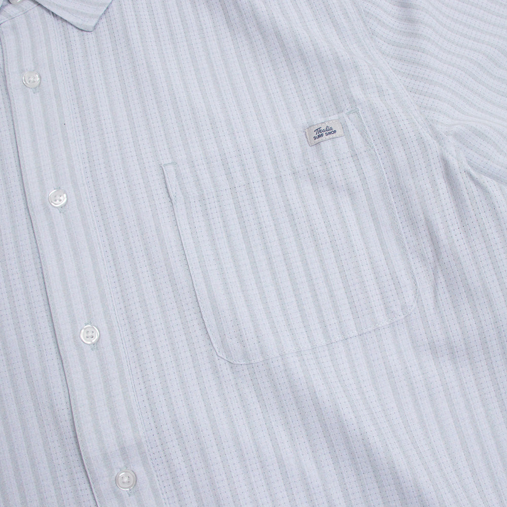 Thalia Surf Emerald Mens Shirt, Off White, view 5
