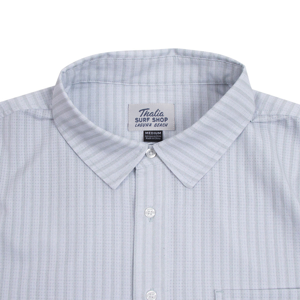 Thalia Surf Emerald Mens Shirt, Off White, view 4