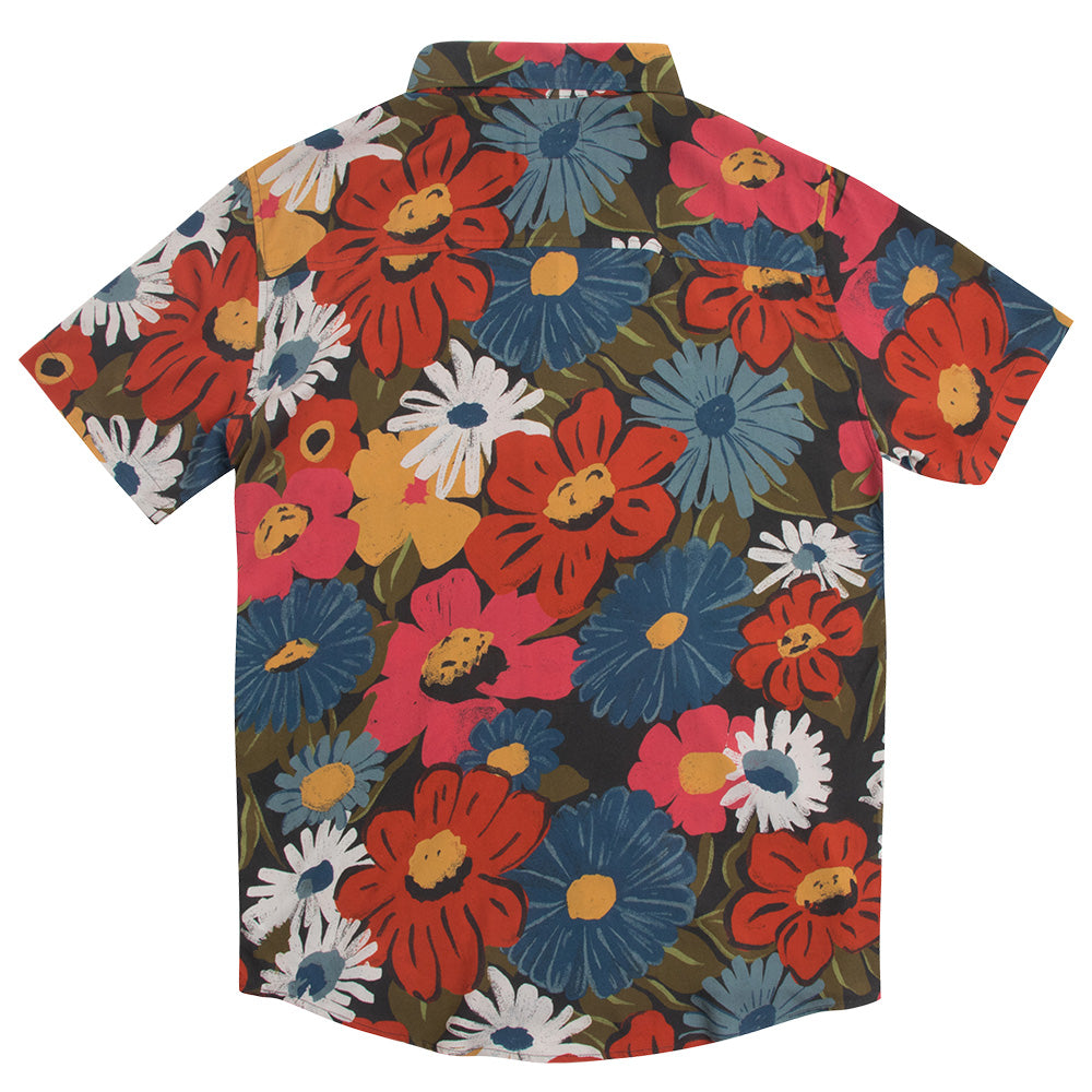 Thalia Surf Flora Mens Shirt, Blue, view 2
