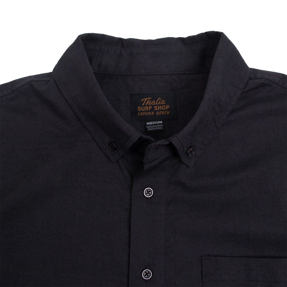 Thalia Surf Hank Mens Shirt, Black, view 3