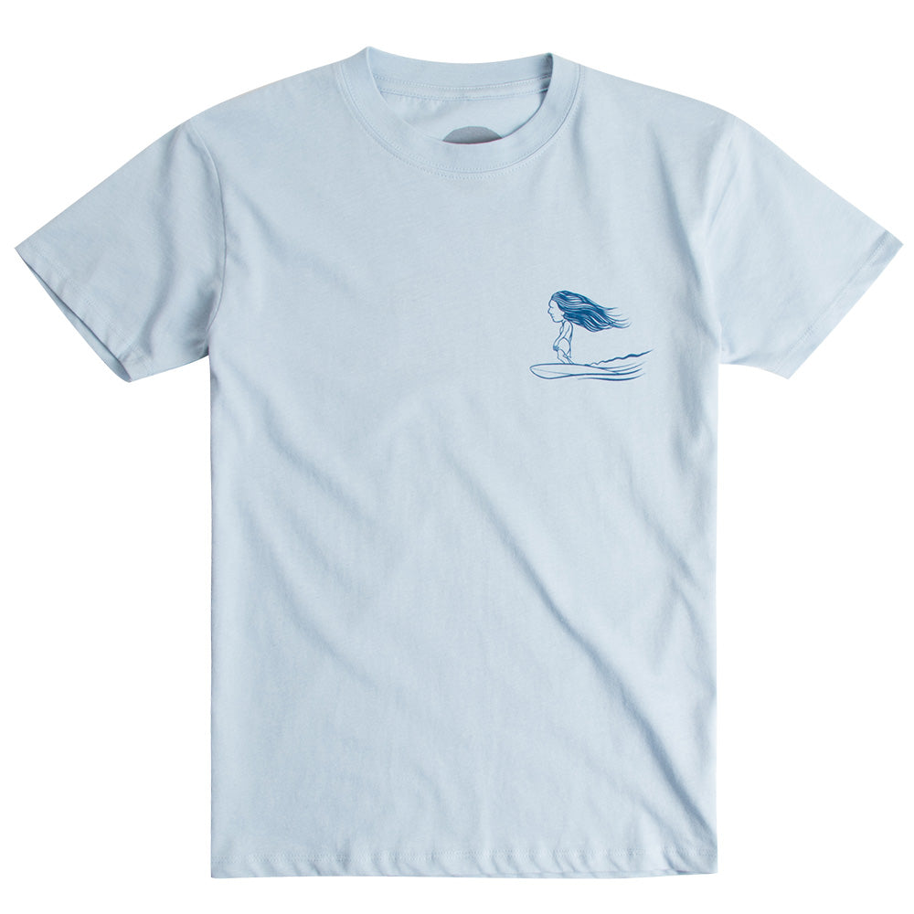 Thalia Surf Always Overhead Kids Tee, Light Blue, view 2