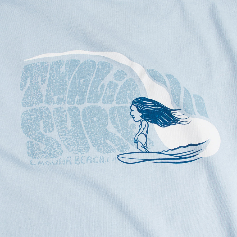 Thalia Surf Always Overhead Kids Tee, Light Blue, view 4
