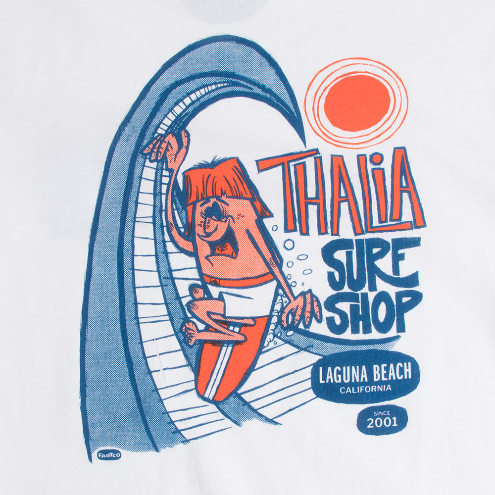 Thalia Surf Tube Time Kids Tee, White, view 4