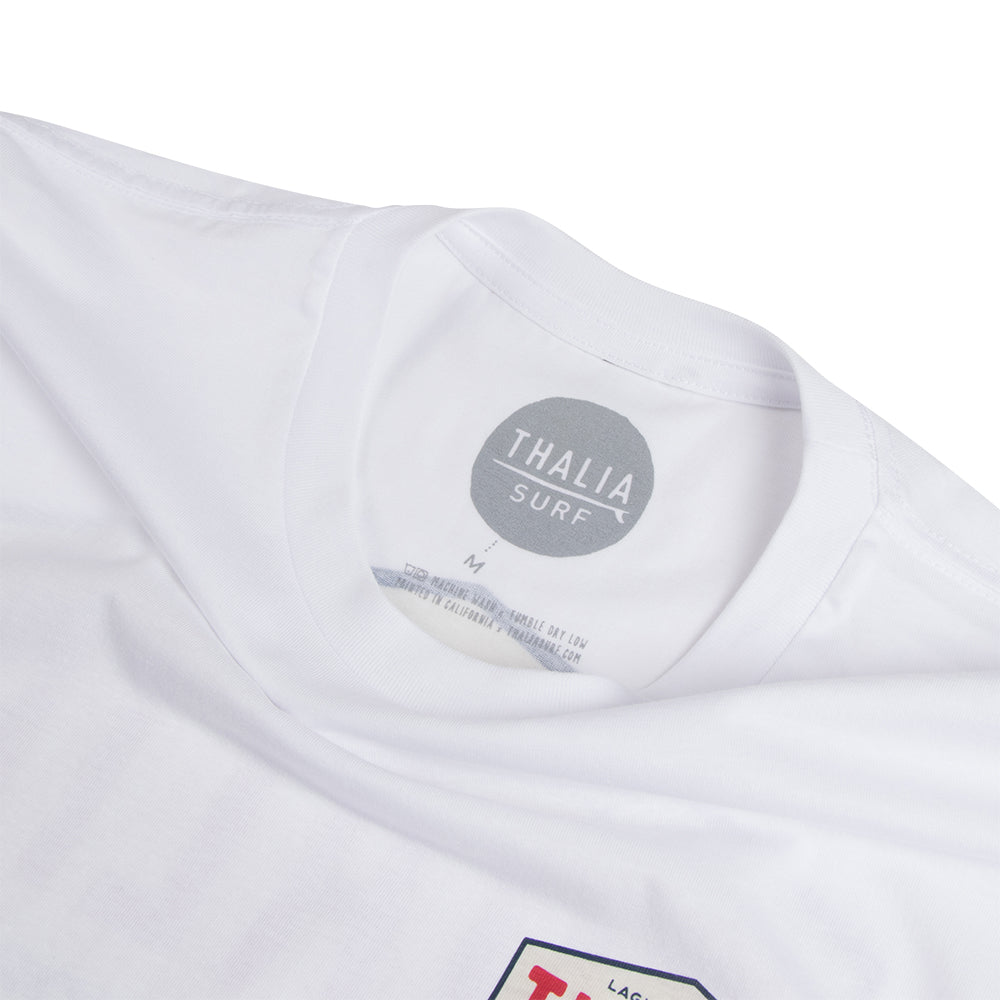 Thalia Surf Monterey Mens Tee, Crepe Marshmallow, view 6