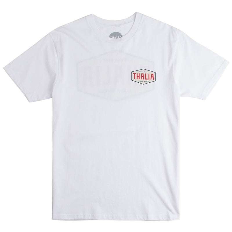 Thalia Surf Monterey Mens Tee, WHITE