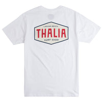 Thalia Surf Monterey Mens Tee, WHITE