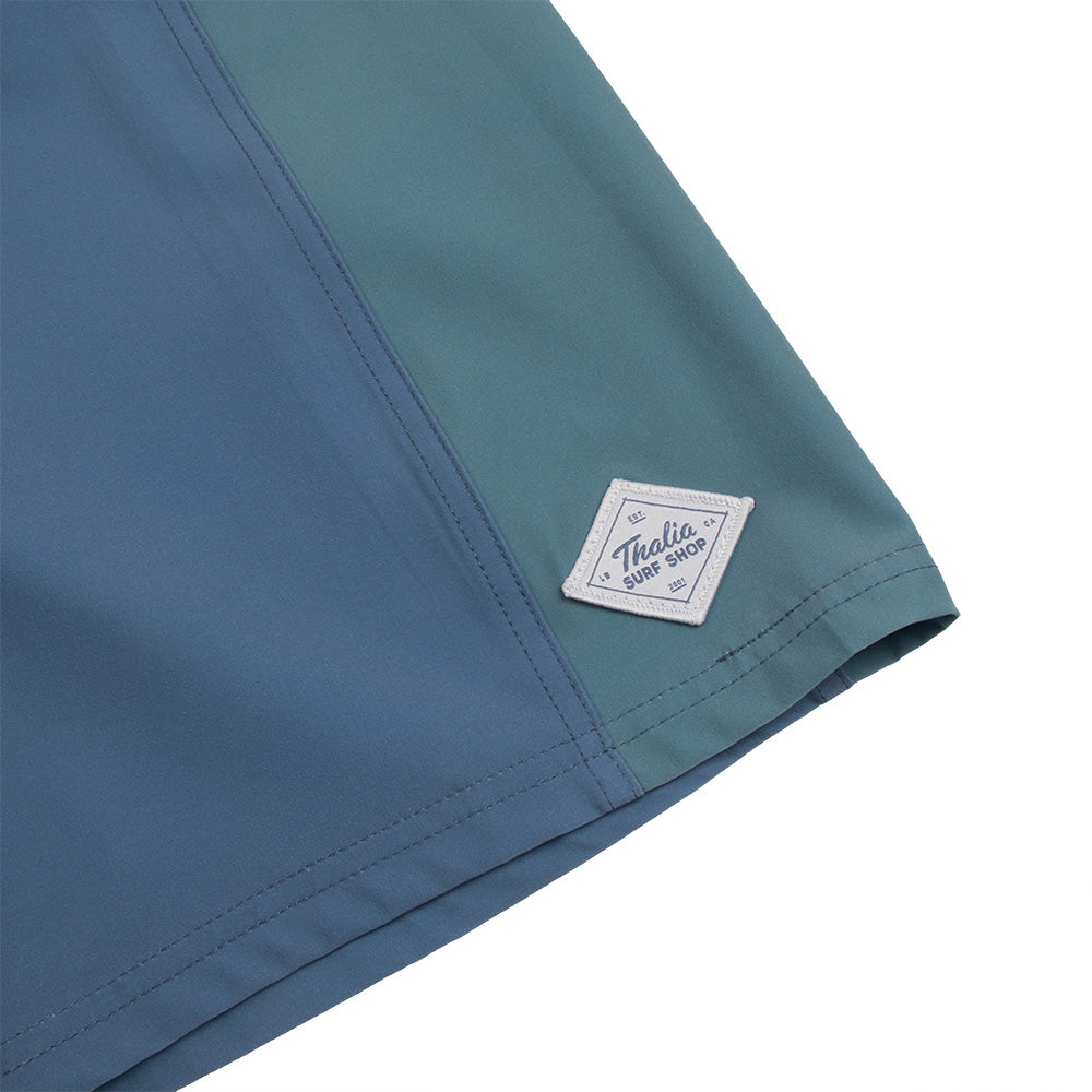 Thalia Surf Panel Mens Boardshorts, Blue, view 5