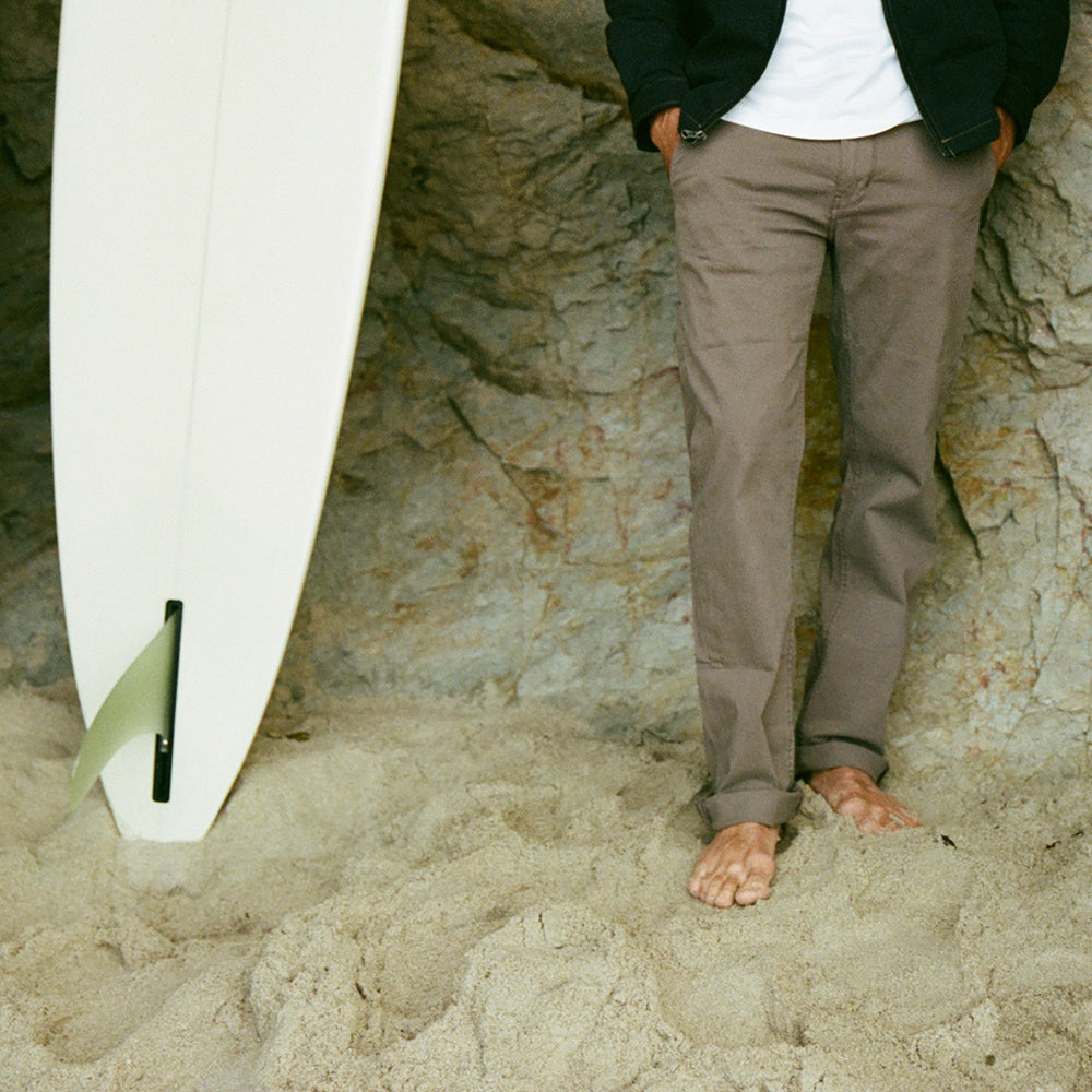 Thalia Surf Chino Mens Pants, SHITAKE, view 9