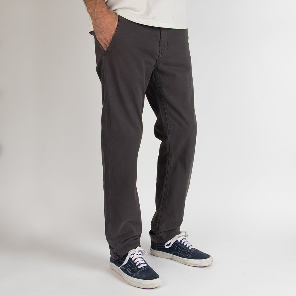 Thalia Surf Chino Mens Pants, CHARCOAL, view 3