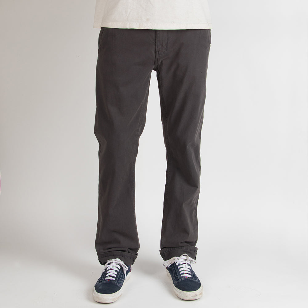 Thalia Surf Chino Mens Pants, CHARCOAL, view 2