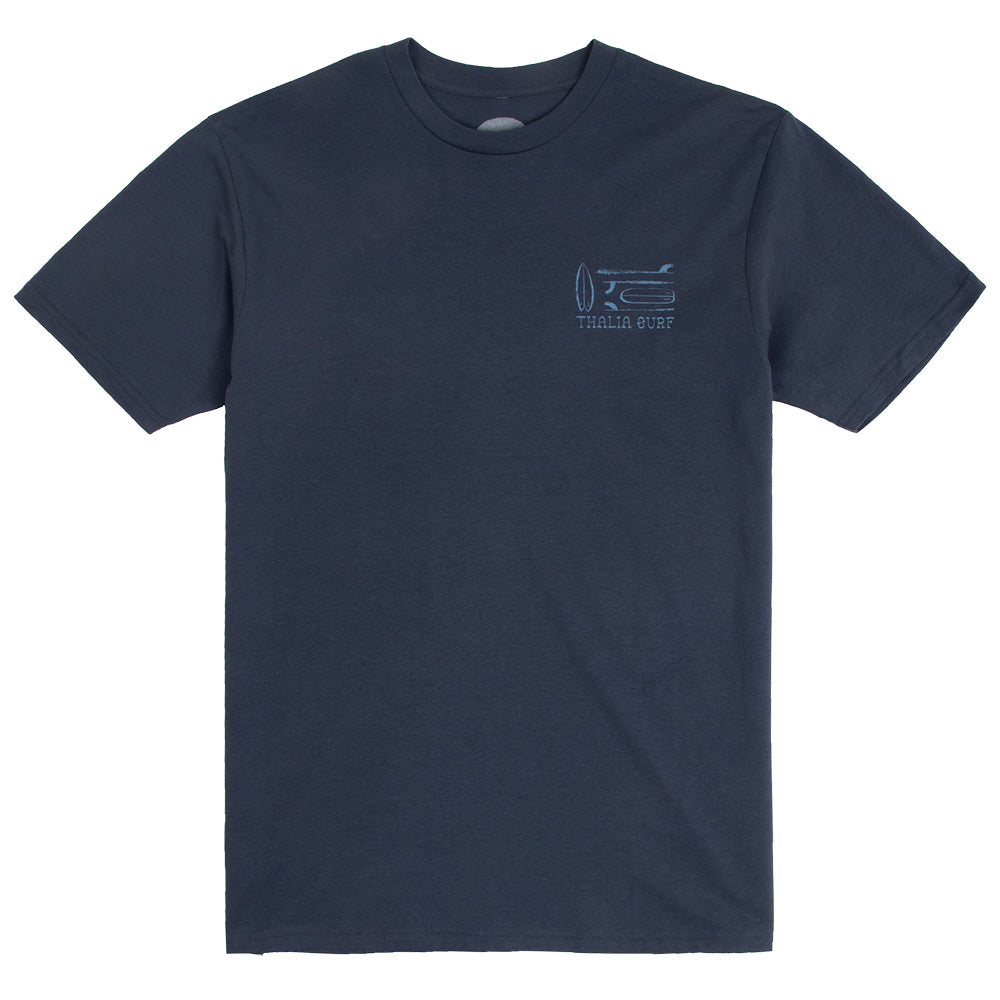 Thalia Surf Quiver Mens Tee, Harbor Blue, view 2