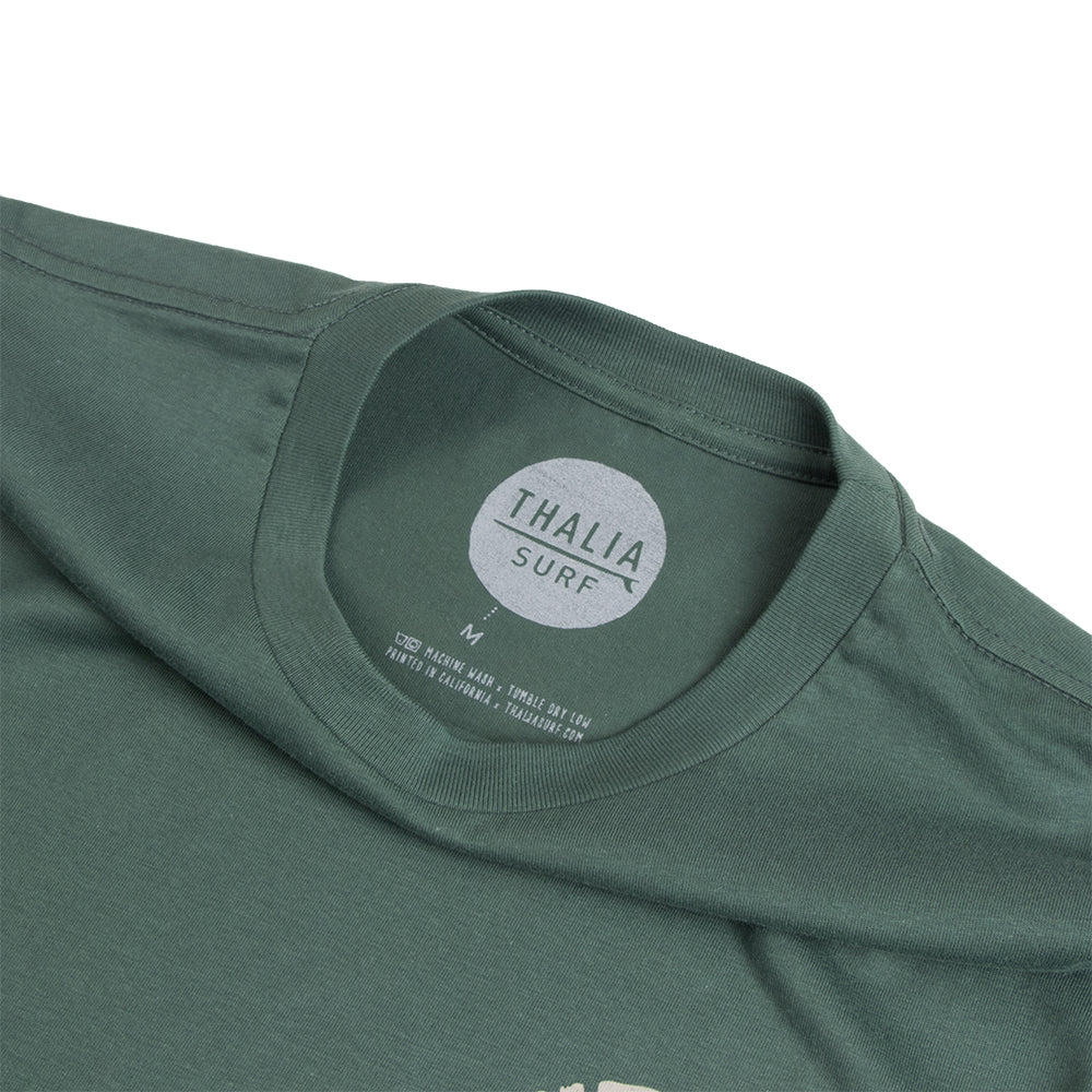 Thalia Surf Saloon Mens Tee, PINE, view 6