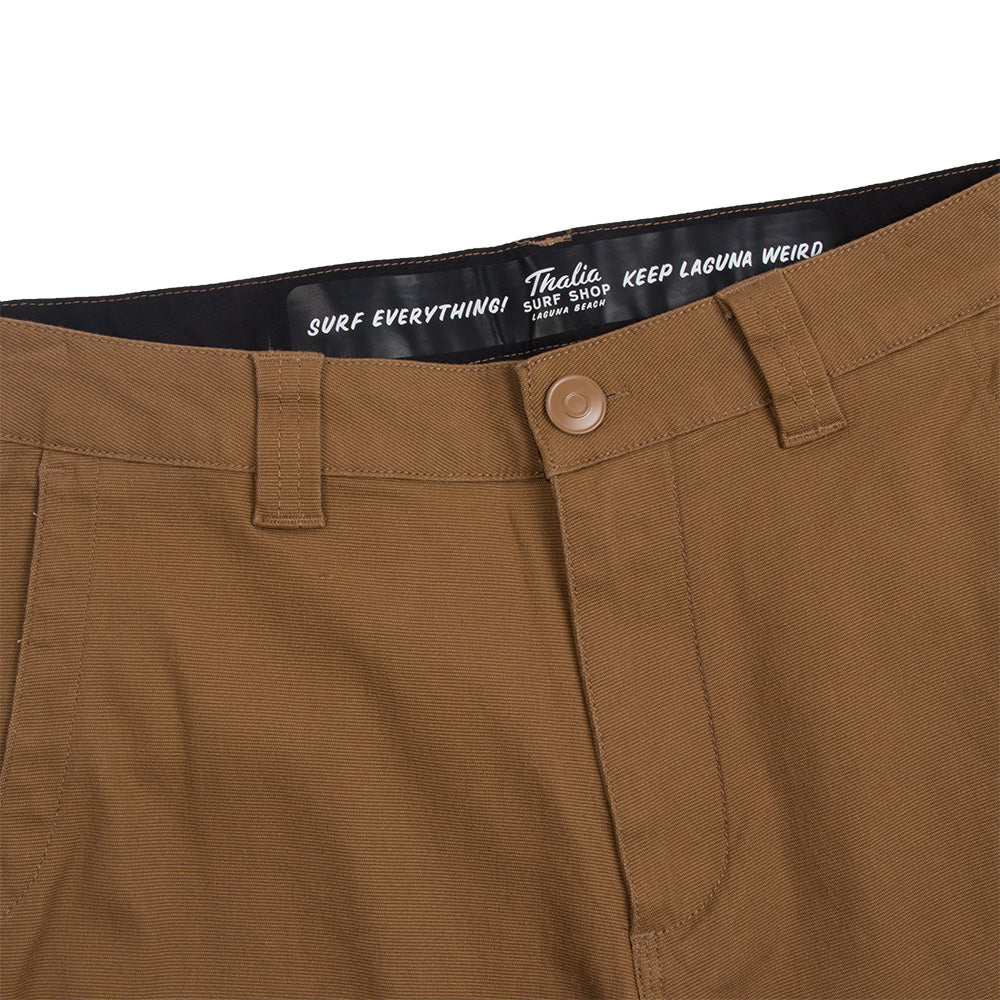 Thalia Surf Carpenter Mens Walkshorts, Camel, view 4