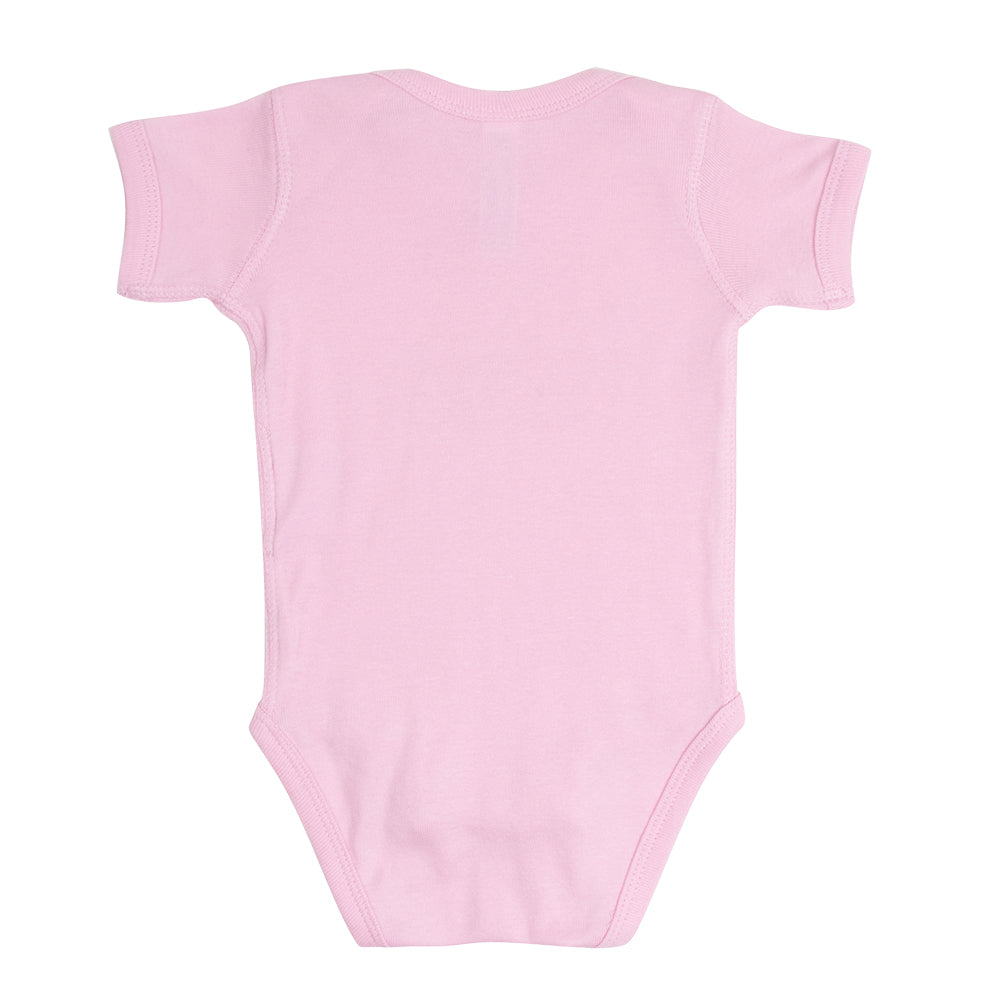 Thalia Surf Small Waves Infant Onesie, Pink, view 2