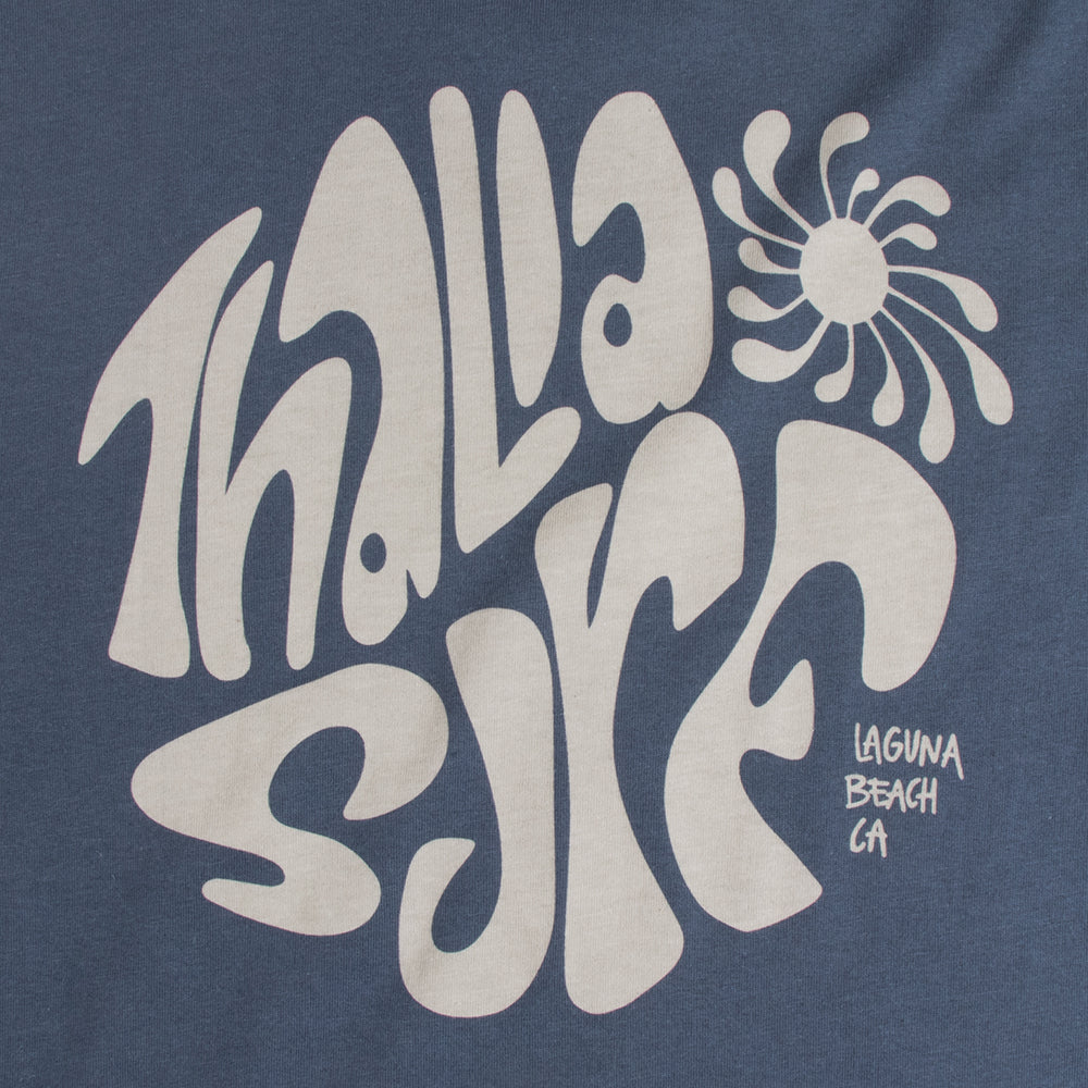 Thalia Surf Sun Spot Womens Tee, Vintage Navy, view 9
