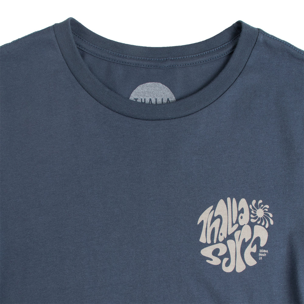 Thalia Surf Sun Spot Womens Tee, Vintage Navy, view 8