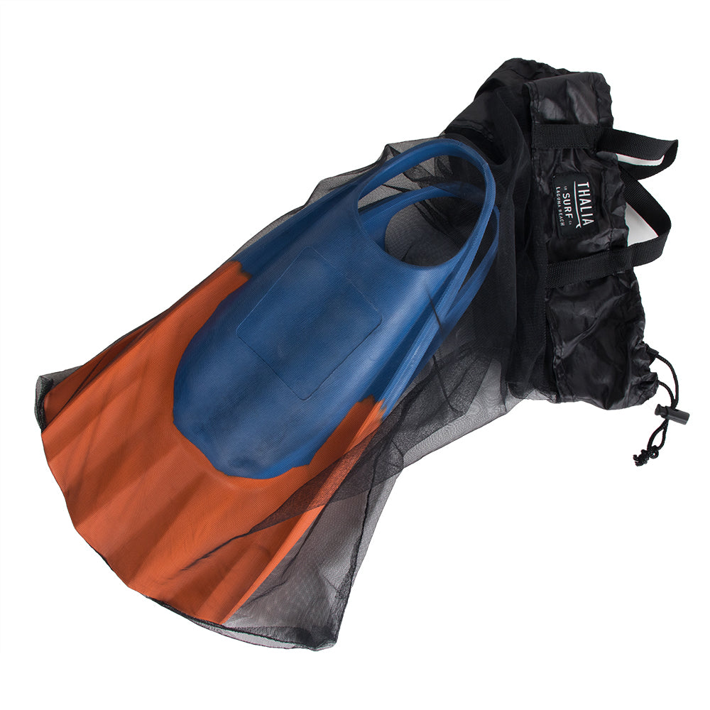 Thalia Surf Swim Fins, Blue/Orange, view 3