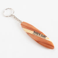 Thalia Surf Mini Wooden Surfboard Keychain
